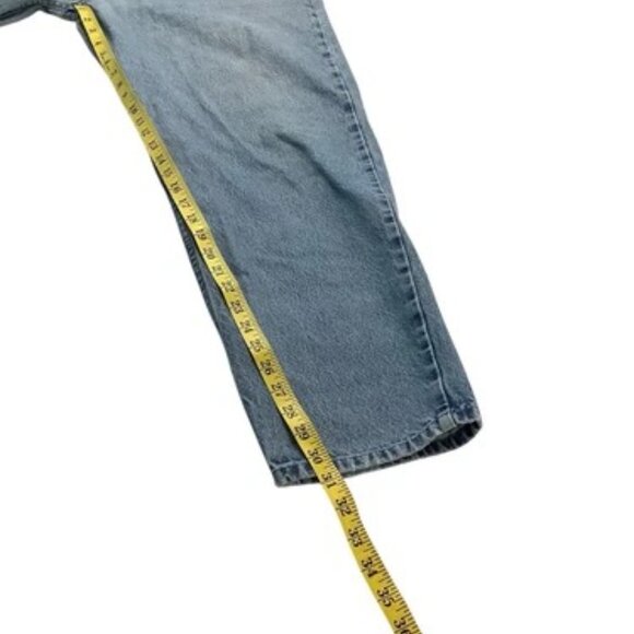 Carhartt Jeans Men's 40X31 Blue Denim Relaxed Fit Tapered Leg - Picture 5 of 13